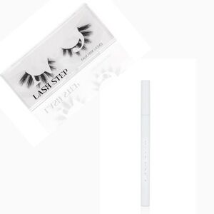 LASH STEP FAUX MINK LASHES & ADHESIVE LINER - BRAND NEW SEALED!